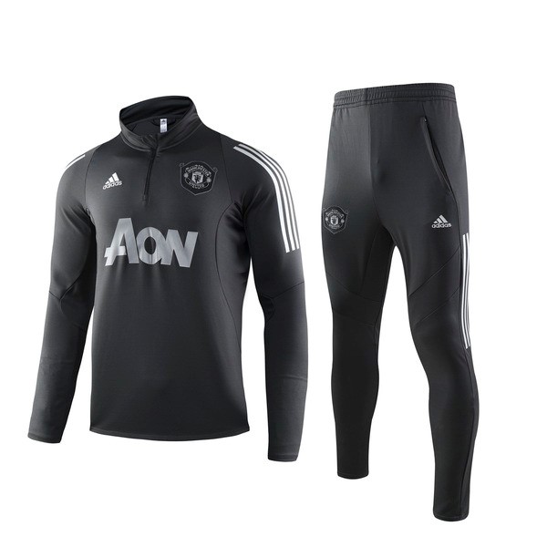 Chandal Manchester United 2019-20 Negro Gris